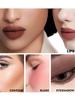 6-color Matte Velvet Mist Sexy Lip Mud Non-stick Cup Waterproof Multi-purpose Eyeshadow Blush Contouring 4-in-1 Makeup