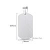 5Pcs Whole Sale 7 Colors Military Tag Men Jewelry Stainless Steel Necklace Pendant High Polished Necklace