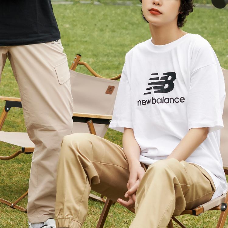 New Balance Kids Logo Printed Crewneck Tracksuit AMT31541-WT