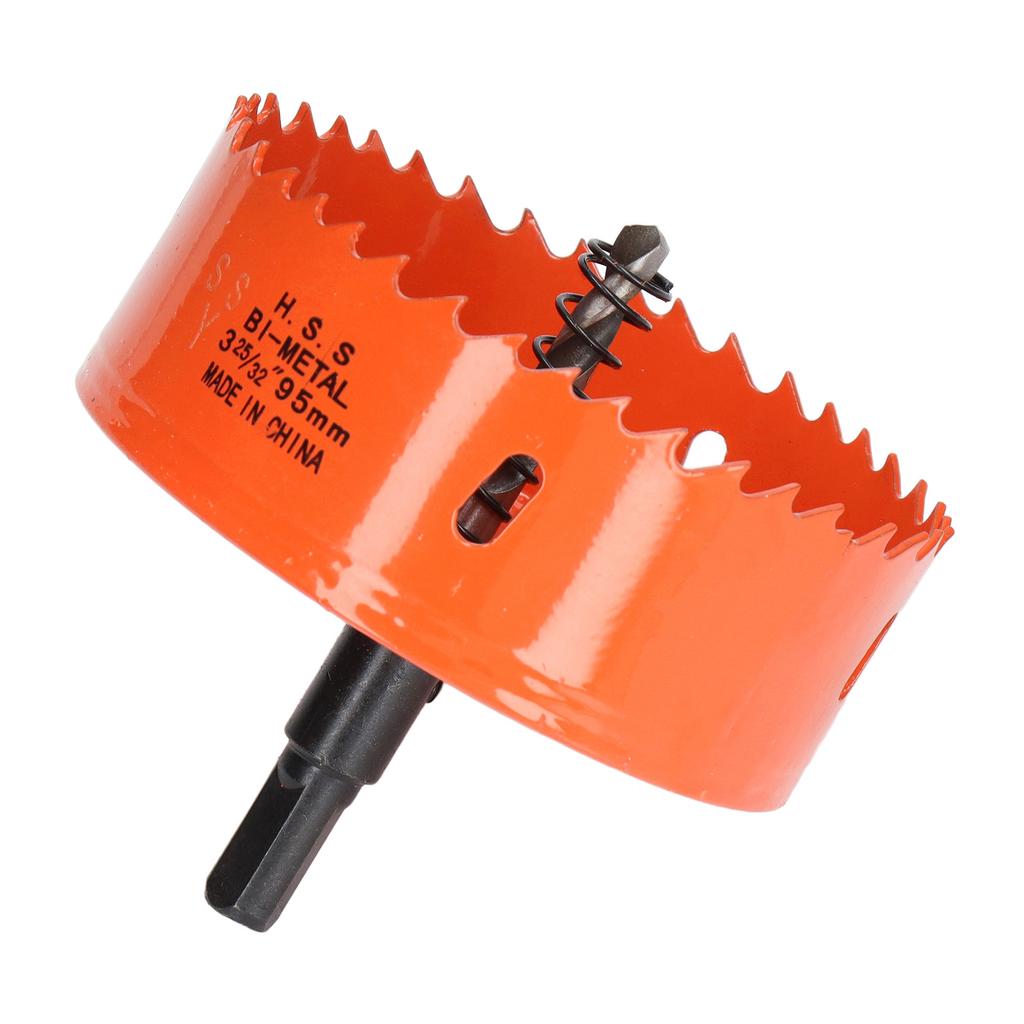 Bimetal Hole Saw HSS with Heavy Duty Arbor for Cornhole Boards Wood PVC Metal Power Drill Parts