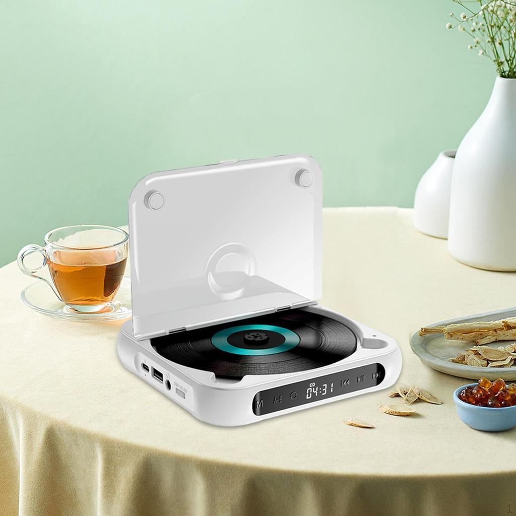 Compact Audio Music Player, Desktop Cd LCD Touch Screen, Portable Player for