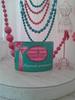 Pearl String Wedding Décor: Engagement Party Photo Prop & Window Display