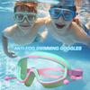 Goggles Youth Swim Goggles with Earplug Anti Leakage Anti Fog Uv for Kids 3 15 Years Old Silicone Diving for Boys