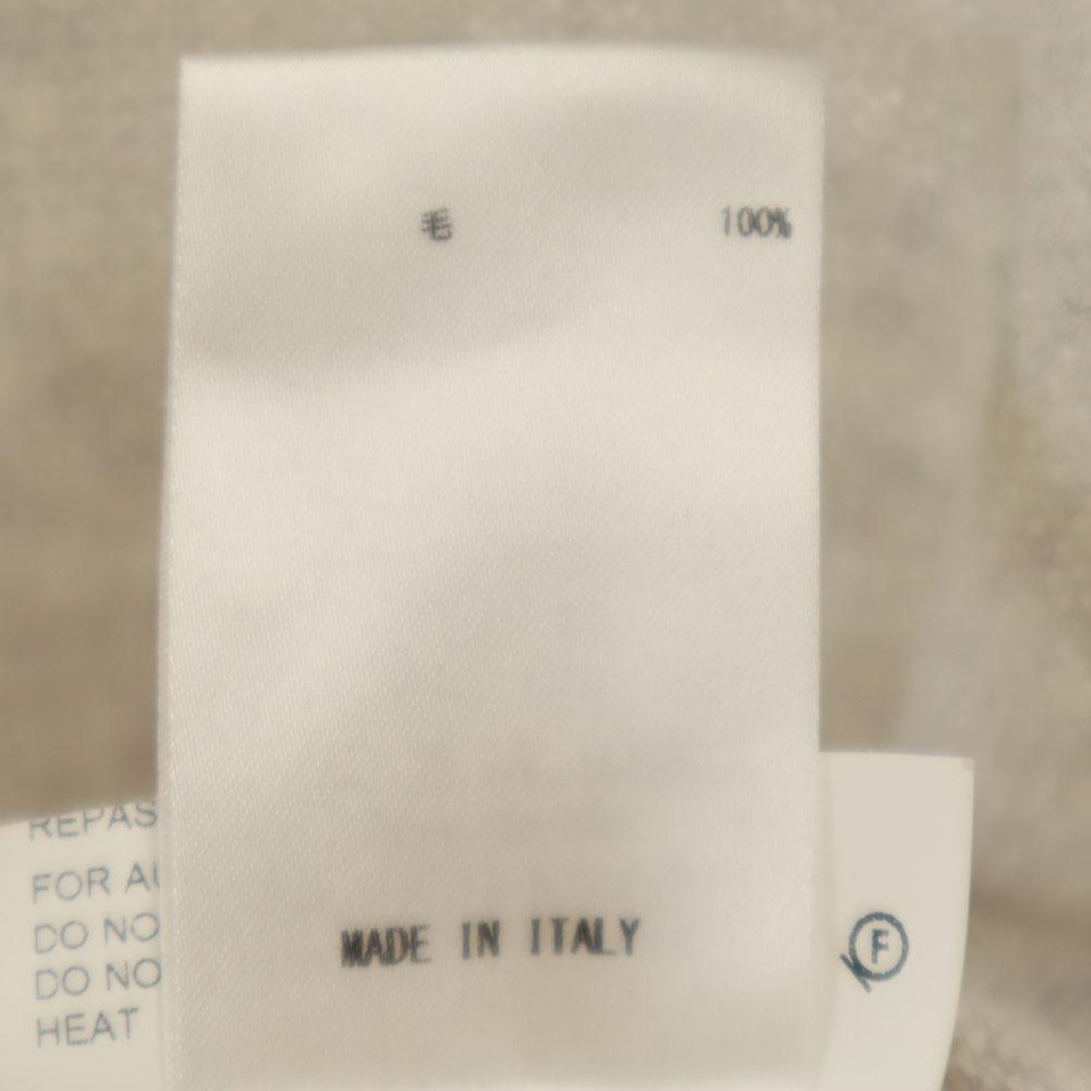 JIL SANDER Made in Italy Wool Blend Long sleeve sweater 46 gray Men's Used