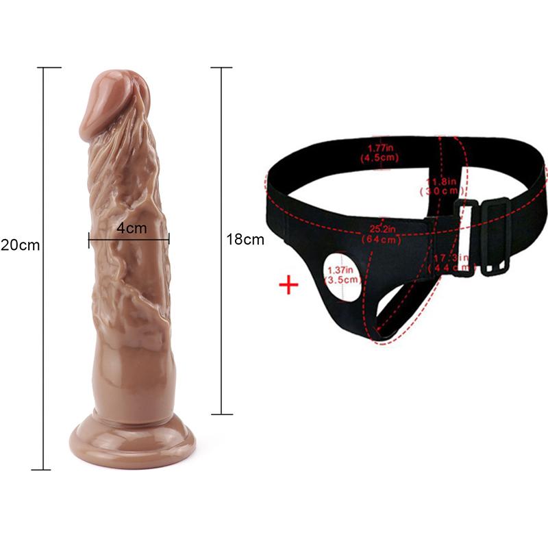 Dildo MoDi Realistic Strapon Dildo Penis Sexuální hračky pro dospělé Pro ženy Lesbické Muži Gay 18+