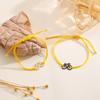 1Pcs  Trendy Sports Cycling Periphery Pendant Bracelet  Bicycle Hand Woven Rope Bracelet Pink Bicycle Jewelry
