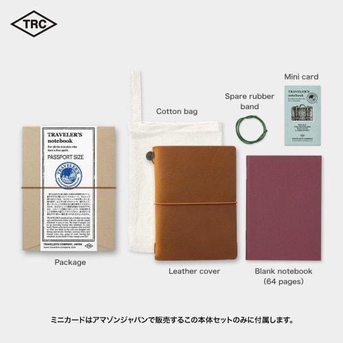 DESIGNPHIL Travelers Company Traveler's Note Passport Size Limited Edition with Card Camel 91209660