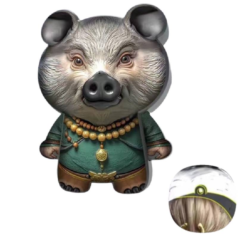 

Миф Черный Укун Пресс Водный Пистолет Игрушка Модель Игровой Периферийный Брелок Подарок Подвеска Zhu Bajie