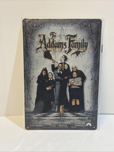 The Adams Family Movie Poster Metal Sign Wednesday Adams Man Cave RoomAluminumtin sign 20x30cm(7.8x11.8inch)