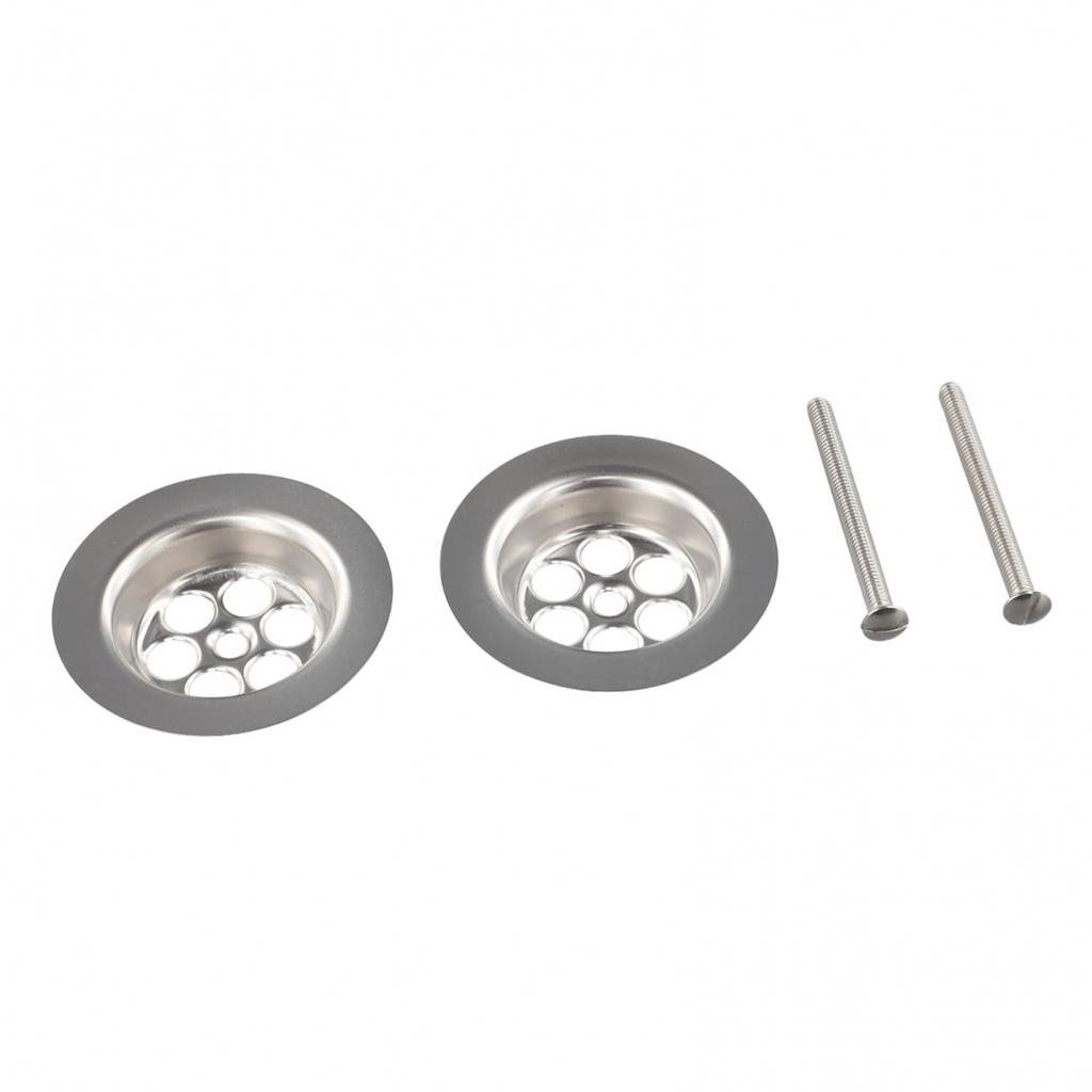 2 Set Badewannenloch-Reparatursets einschließlich Ersatzteile und Schrauben zur einfachen Verwendung
