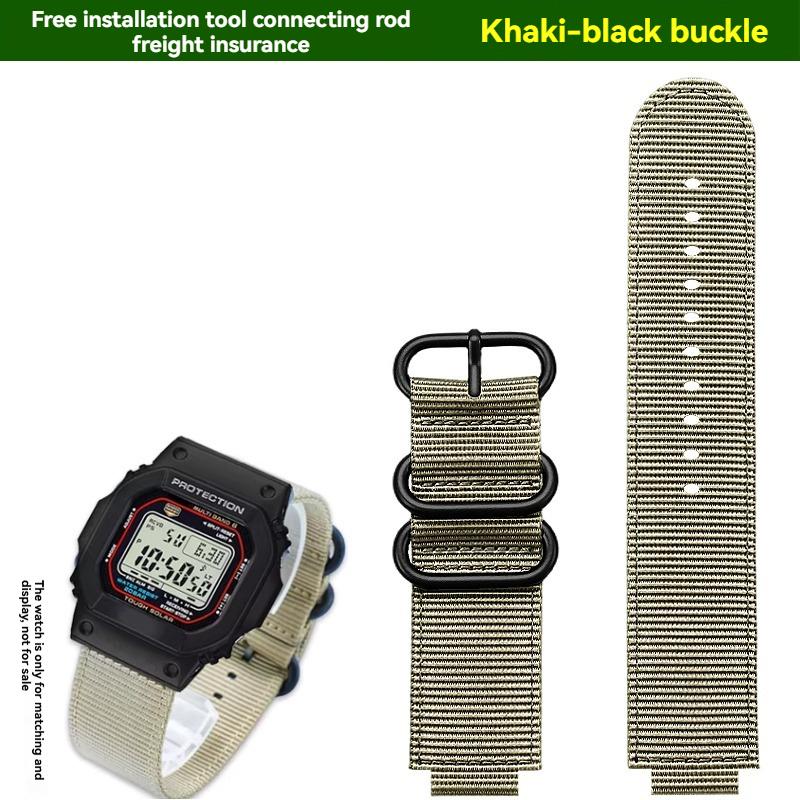 Ремешок для часов GM5600 для CASIO Casio Серии DW-5600/5610 GW-B5600/5000 Модифицированный Нейлоновый Холщовый Мужской Ремешок для Часов Аксессуары 16mm