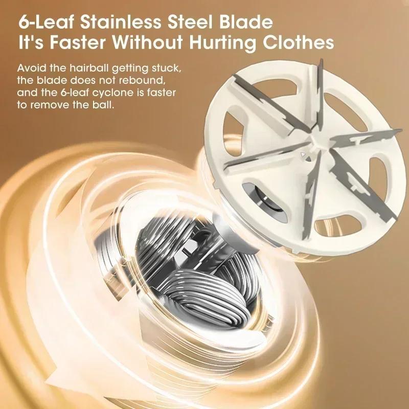 Tragbarer Haarballenschneider, wiederaufladbarer elektrischer Fusselrasierer, Pellet-Stoffrasierer für Kleidung, Pullover, Fusselentfernungsmaschine