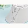 Star Moon Pendant Female Double Short Necklace Collarbone Chain Necklace Jewelry Romantic Valentine's Day Gifts for Girlfriends