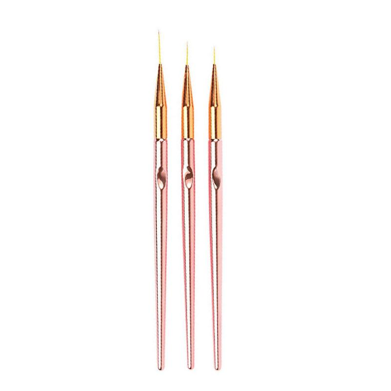 New 3/15PCS Nail Art Brushes Nail Gradient Brush Set French Builder Gel Brush Gel UV Polish Manicure Tools XJS09