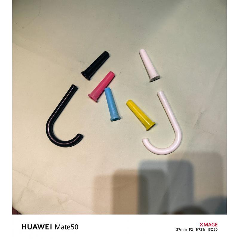 Transparent Automatic Long-Handle White Umbrella - Free Shipping