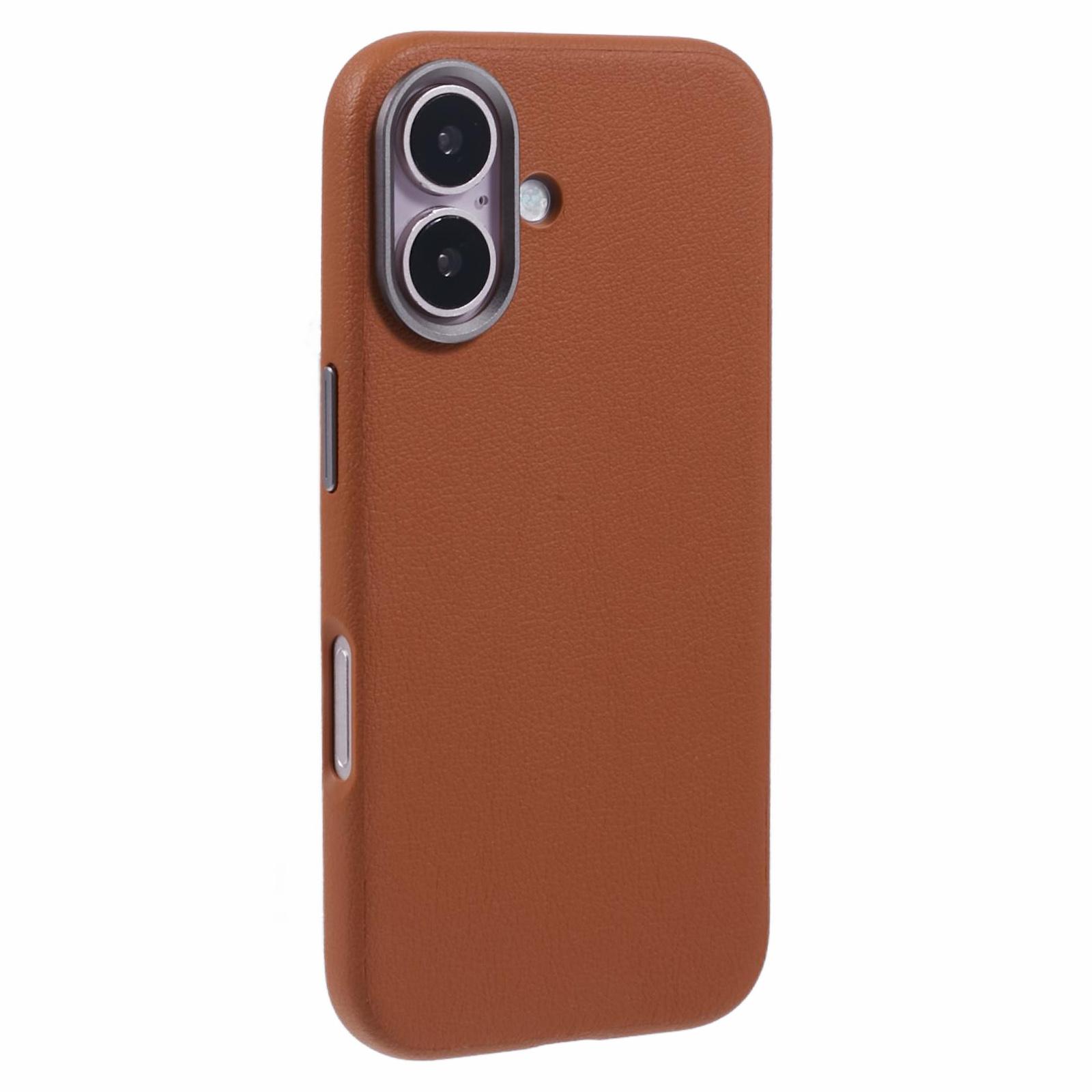 

X-LEVEL For iPhone 16 Case PU Leather Hard PC Shockproof Protective Phone Cover