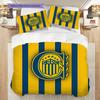 Rosario Central Pattern Bedding Quilt Set Quilt Cover Pillowcase Home Decoration Birthday Gift (1 * duvet cover + 2 * pillowcase, without core)