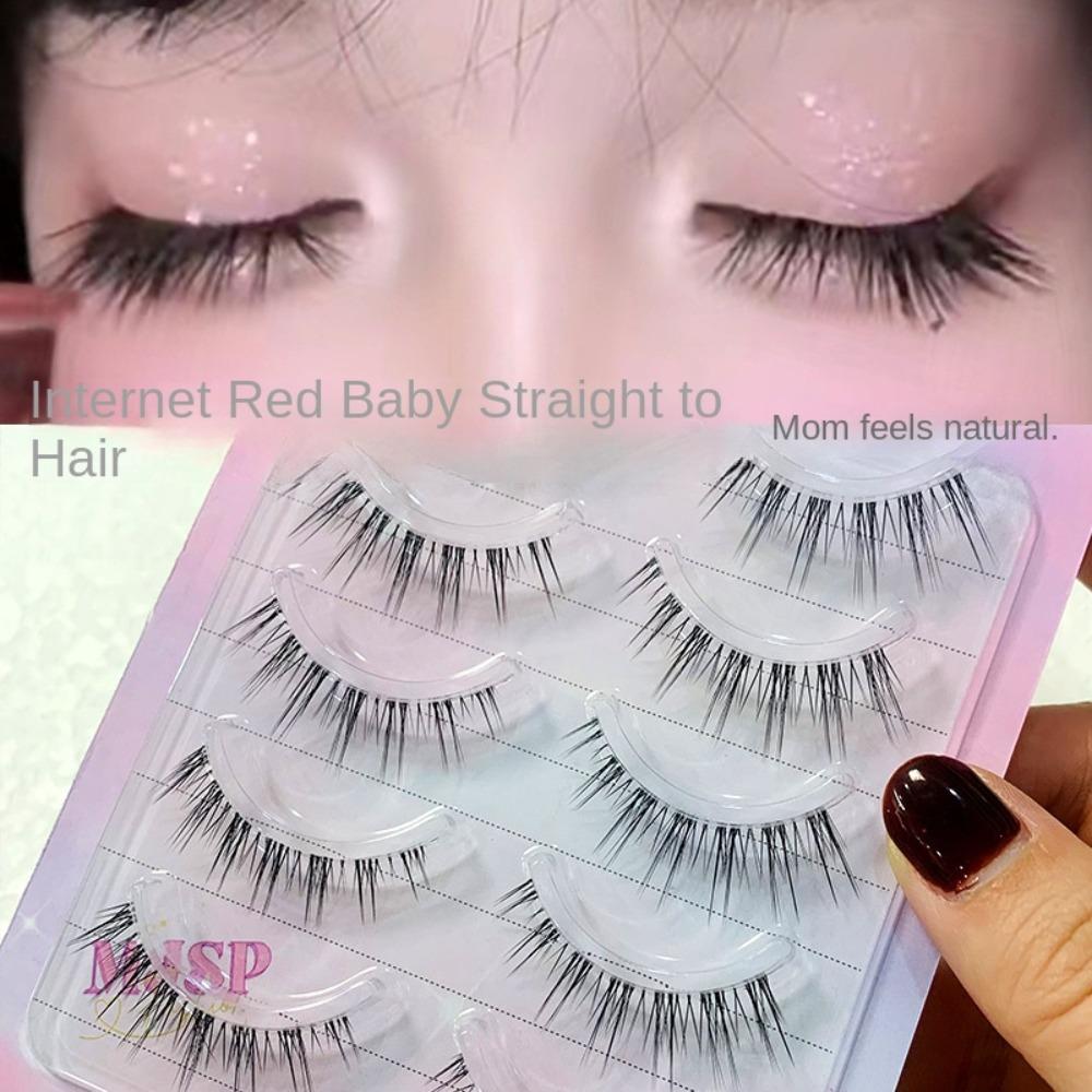 

DIY Fake Cluster Eyelashes Dense Thick Curled Up Eyelashes Fluffy False Eyelashes Grafting Lashes M08
