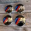 4PCS Applicable to BMW Group for M 68mm Wheel Center Hub Caps Logo Badge Emblem Rim Hubcaps Emblem M logo Sport