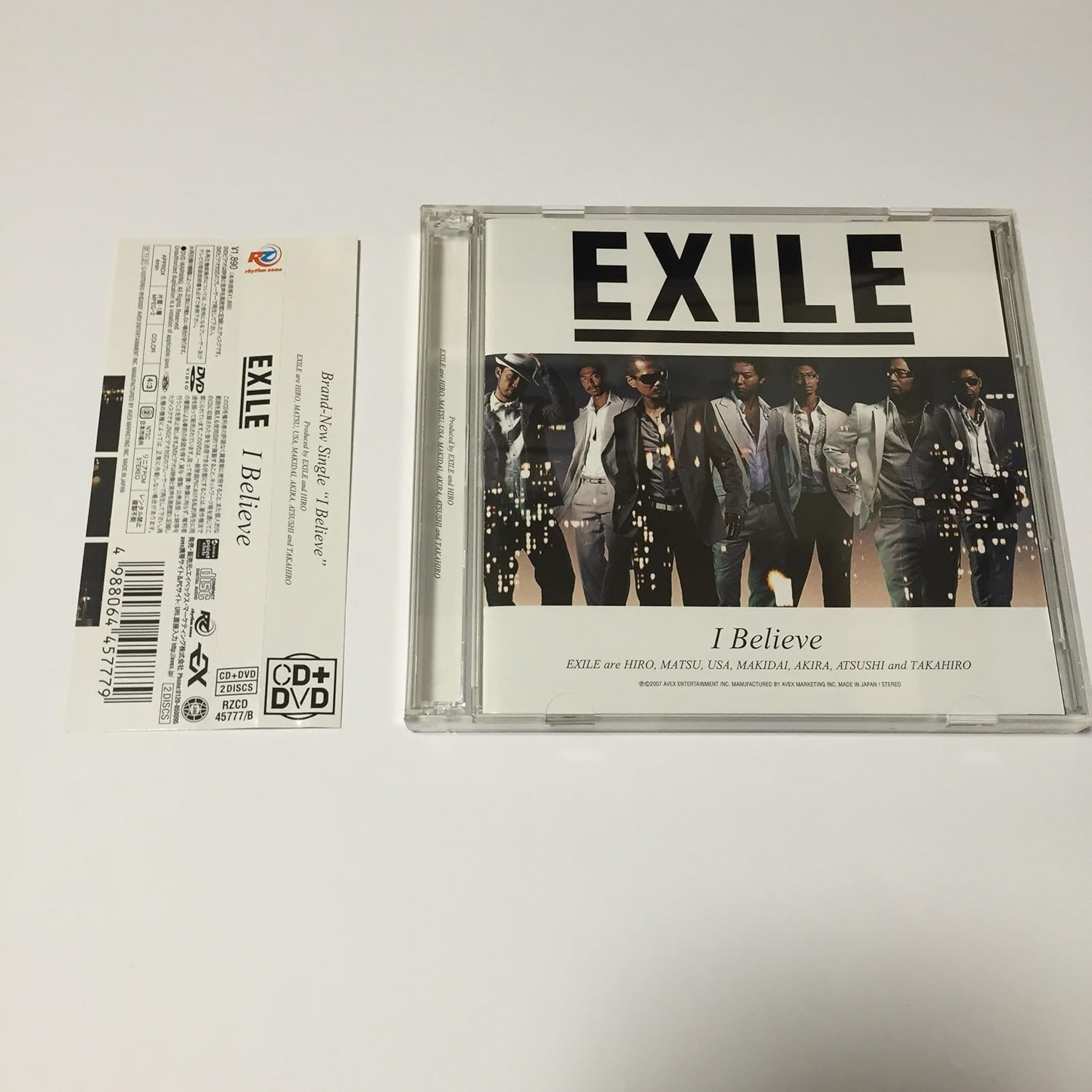 

CD EXILE - I Believe RZCD45777BPROMO Rhythm Zone 2007 Japan ObiJapanese Pop/Rock Used
