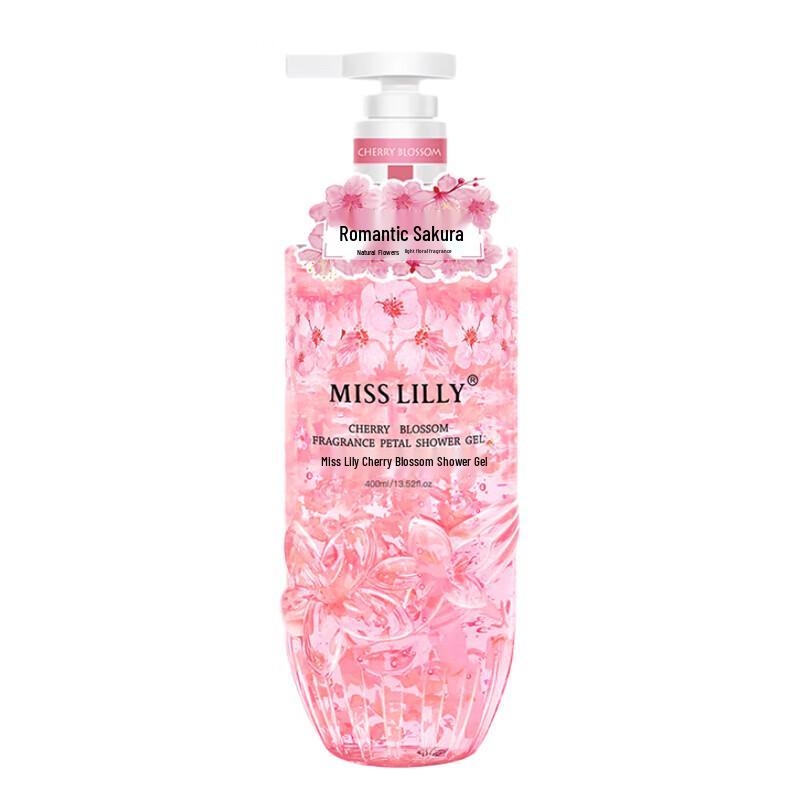 MISS LILLY Cherry Blossom Petal Shower Gel 400ml