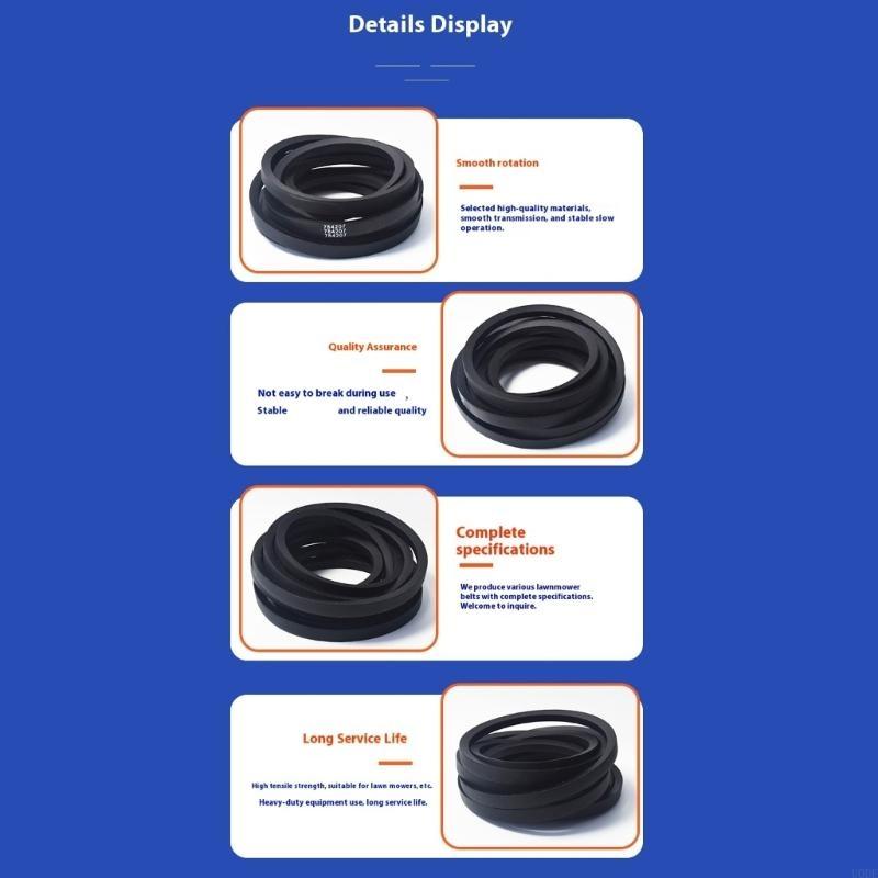 Rubber Drive Belt For 784207 926436 926444 926550 Riding Lawnmower Grass Cutting Equipment Power Transmission