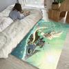 Made in abyss Floor Mat Soft Thickened Absorbent Non-Slip Bedroom Living Room Door Mat Home Decor Flannel Rugs