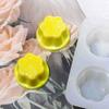 Leicht zu reinigende Silikonform Pudding/Schildkrötenförmige Form Epoxidharzformen Schmuckzubehör Herstellungsform für Bastelliebhaber