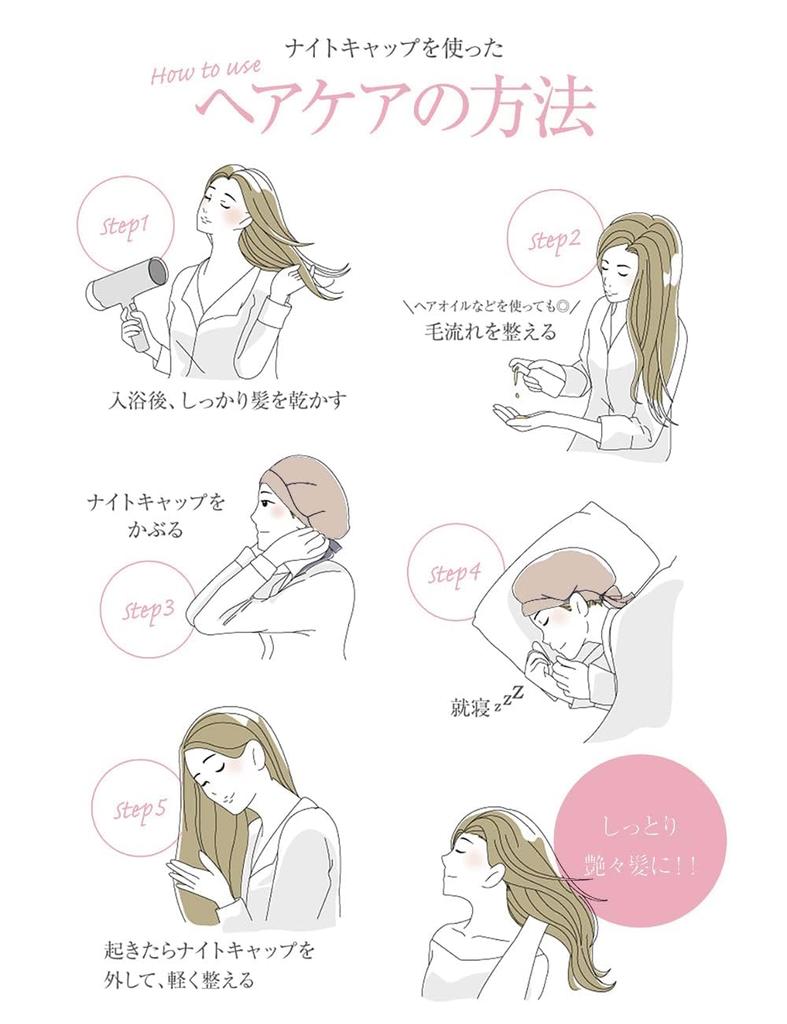 Yukimoto Night 6A Grade Natural Hair Care Protects Hair from Suitable for Long or Short Sleeping Postpartum Beige Cap, 100% Silk, Silk, Cap,