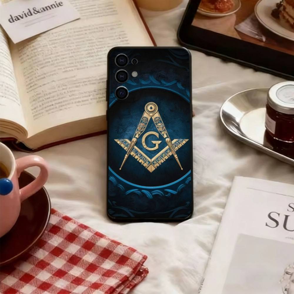 

F-Freemasonry S-Symbol Phone Case Soft black For Samsung S25,S24,S21,S22,S23,S30,Ultra,S20,Plus,Fe,Lite Samsung S21plus