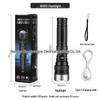 High-Power Zoomable Rechargeable LED Flashlight