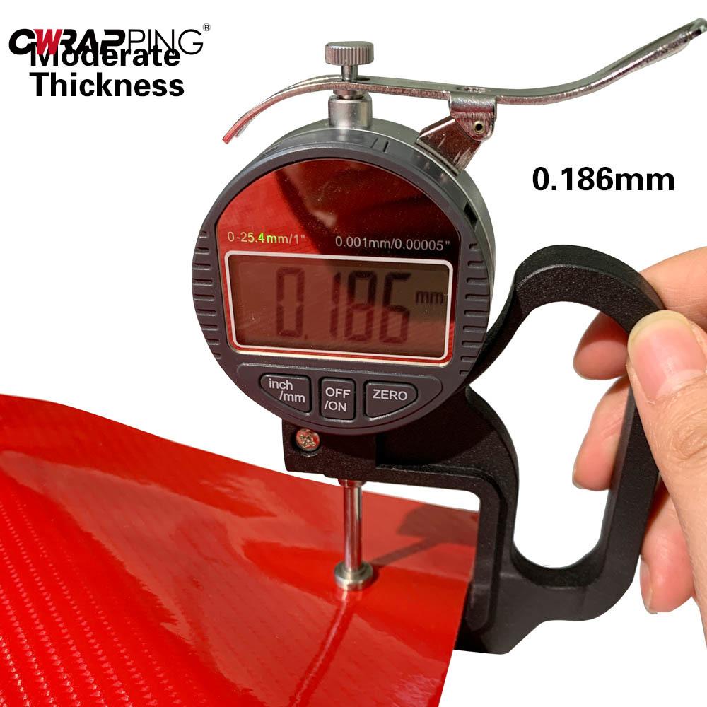 6D Carbon Fiber Vinyl Car Wrap Air-release Technology Self-adhesive for Car Accessory Customized Stickers Personalized Custom