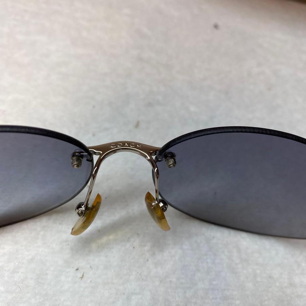 Used COACH BECKETT S345A sunglasses with case