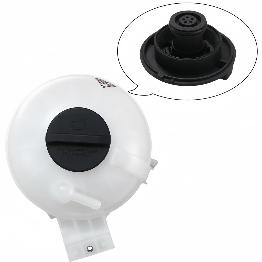 Coolant Expansion Tank With Sensor For Dodge Freightliner Mercedes-Benz Sprinter 2500 3500 2.1L 3.0L 2007-2018 9065010503