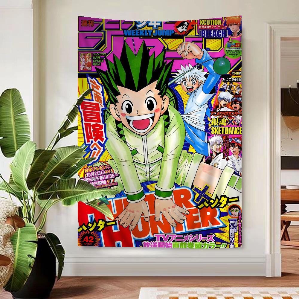 Hunter X Hunte Anime Printed Large Wall Tapestry Cheap Hippie Wall Hanging Bohemian Wall Tapestries Mandala INS Home Decor