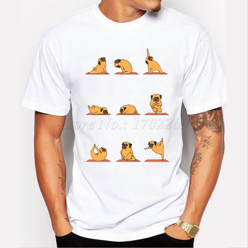 

2025 new model Animal funny design Men tshirt Pomeranian SothElephantEnglish Pug hipster cool male topstee S