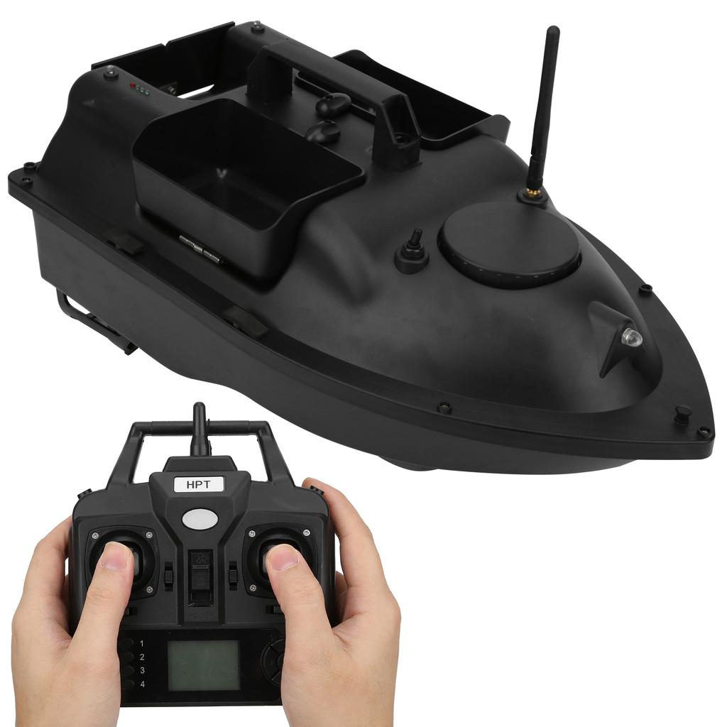 TwoHand Intelligent Remote Control Fish Feeder 500m GPS Location Fishing Boat