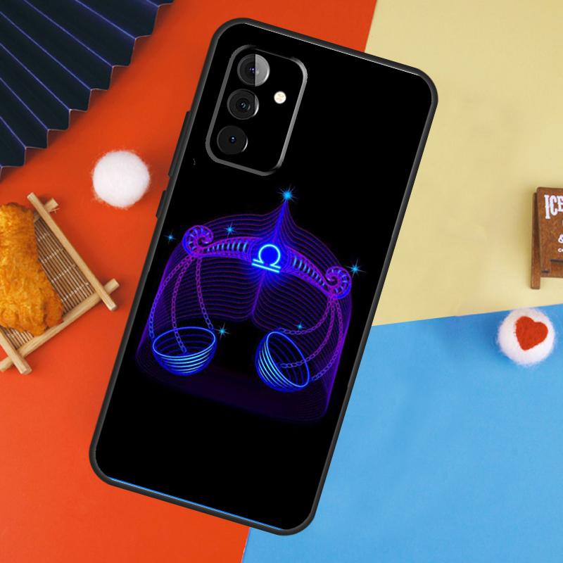 Neon Zodiac Signs Case For Samsung Galaxy A14 A34 A54 A55 A35 A15 A73 A53 A33 A23 A13 A12 A32 A52 A51 Cover
