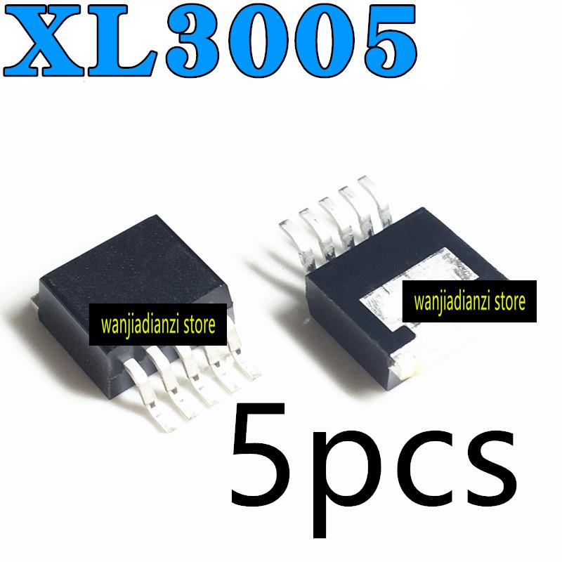 5PCS original XL3005E1 XL3005 32V5A TO263-5 Buck LED constant current chip LED constant current drive chip, a port