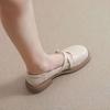 Mary Jane small leather shoes women's 2025 new Japanese jk single shoes round head British style soft leather soft sole comfortable loafers