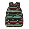 Linux Tux Penguin Christmas Pattern Student Backpack School Bag Hiking Travel Daypack for Boys Girls Bookbag Shoulder Bags