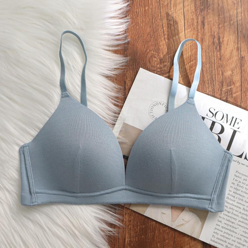 

Новое бесшовное женское нижнее белье, сексуальный бюстгальтер Push Up с глубоким V-образным вырезом, беспроводное нижнее белье карамельного цвета с регулируемым ремешком, удобный бюстгальтер XL синий
