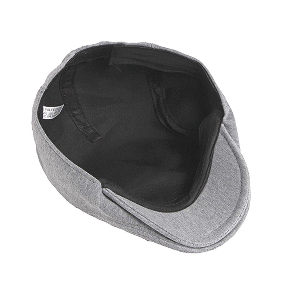Fashion Soft Beret Hat Solid Color Retro Newsboy Hat Casual British Style Painter Hat Men Women