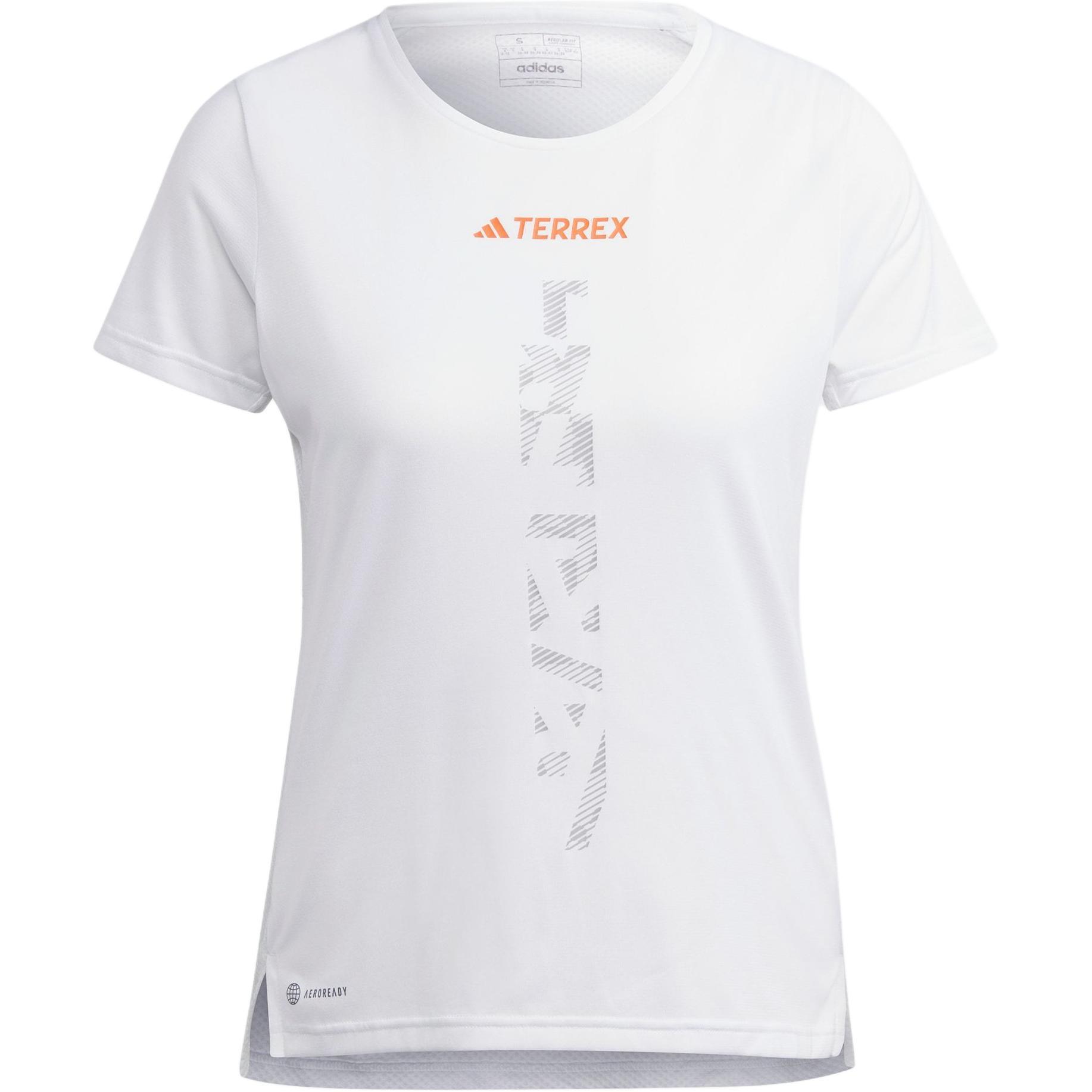 (WMNS) adidas TERREX Agravic Trail Running T-Shirt Asia Sizing White Women s HT9415 S