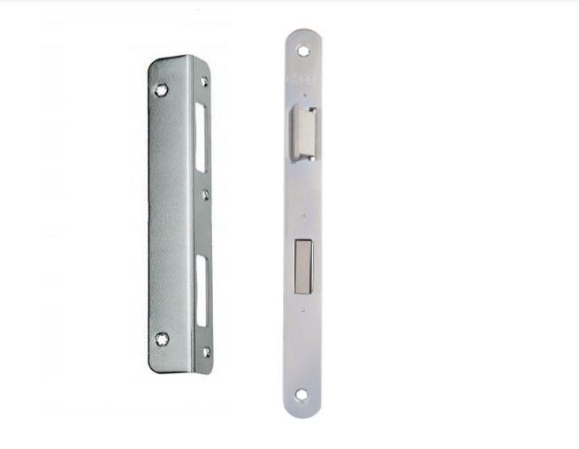Gerda 72/55 ZW 100 universal silver galvanized WC mortise lock
