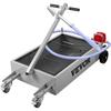 Oil Drain Pan 15 Gallon Oil Drain Tank, 57L Low Profile Oil Drain Pan, Large Capacity Oil Change Pan, Foldable Hand, with Pump, Hose, Swivel Casters