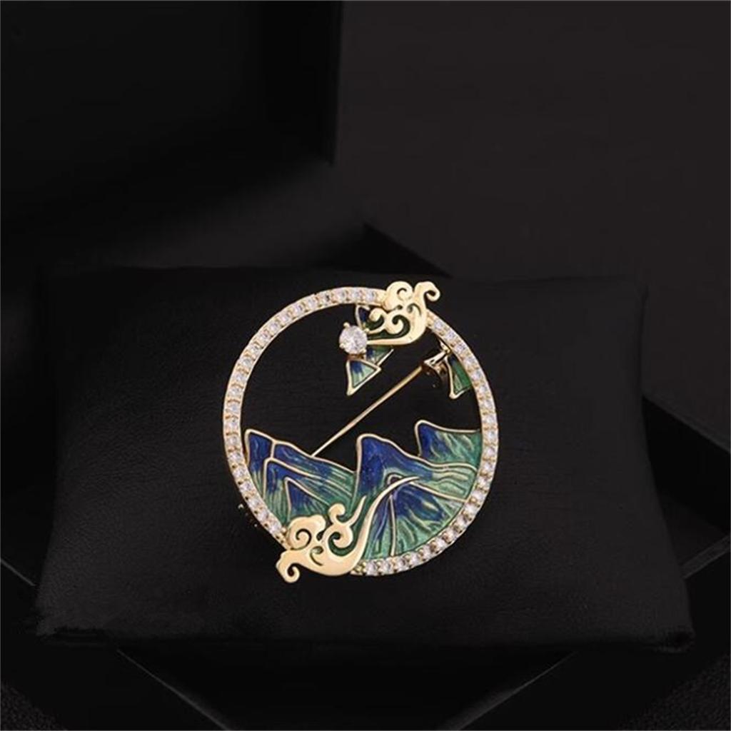 1Pc Creative Chinese Style Brooch Pin Retro Charm Jewelry Accessories Symbolize Peace Party Cheongsam Bag Decoration Gift 2026