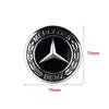 4pcs 75MM For MERCEDES BENZ AMG W205 W213 W206 W166 W176 W220 W253 C180 C200 Car Wheel Center Covers Stickers Hub Caps Sticker
