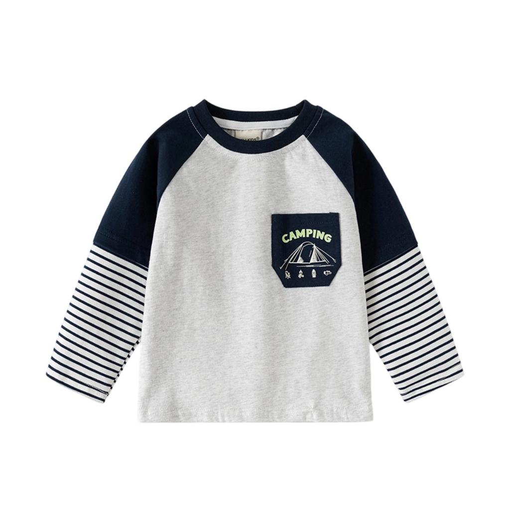 Boys Long Sleeve T-Shirt Casual Base Layer Top for Everyday Wear