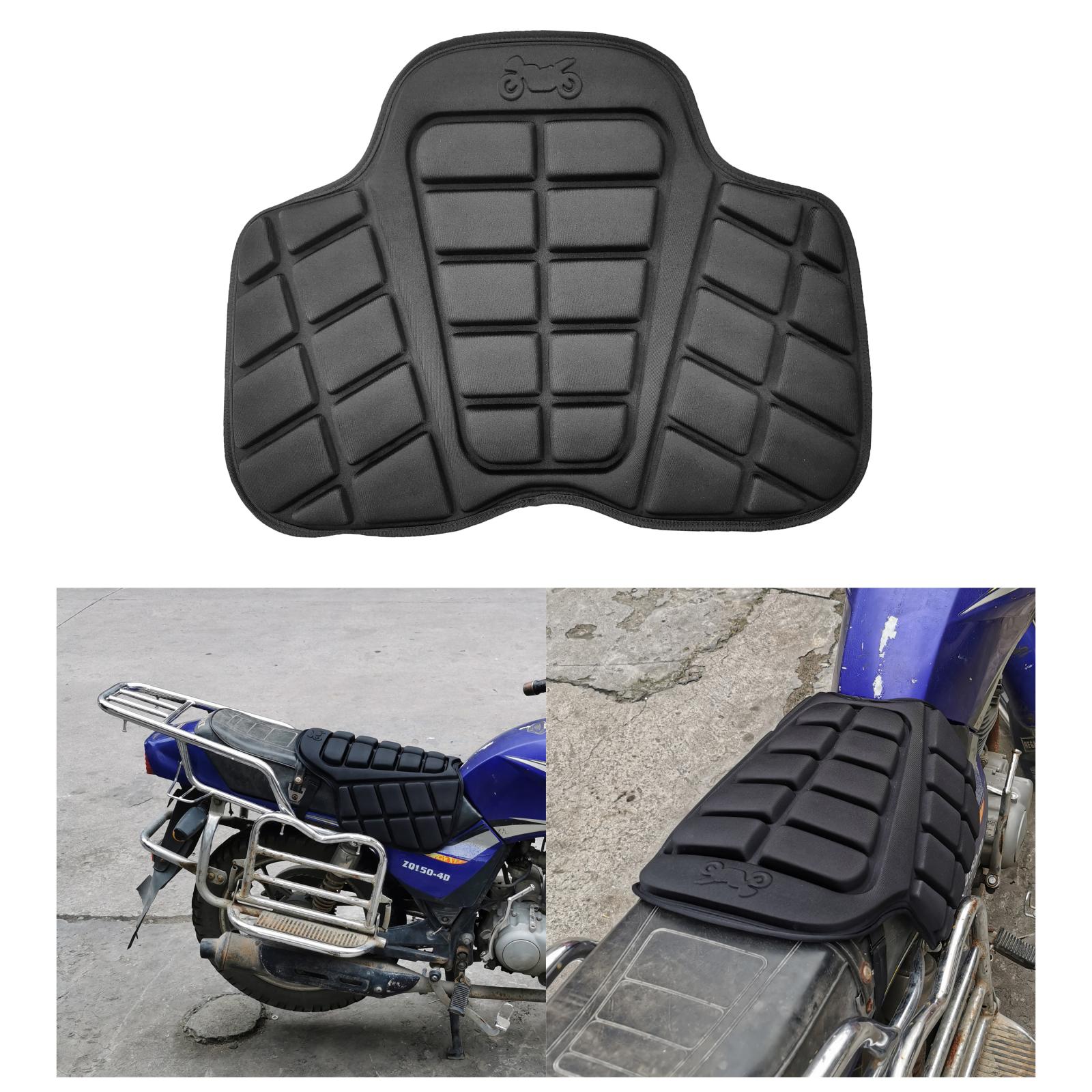 Cuscino Moto Gel Traspirante Antiscivolo - Riduci L'Affaticamento, Sella Morbida E Confortevole 25x25 Cm